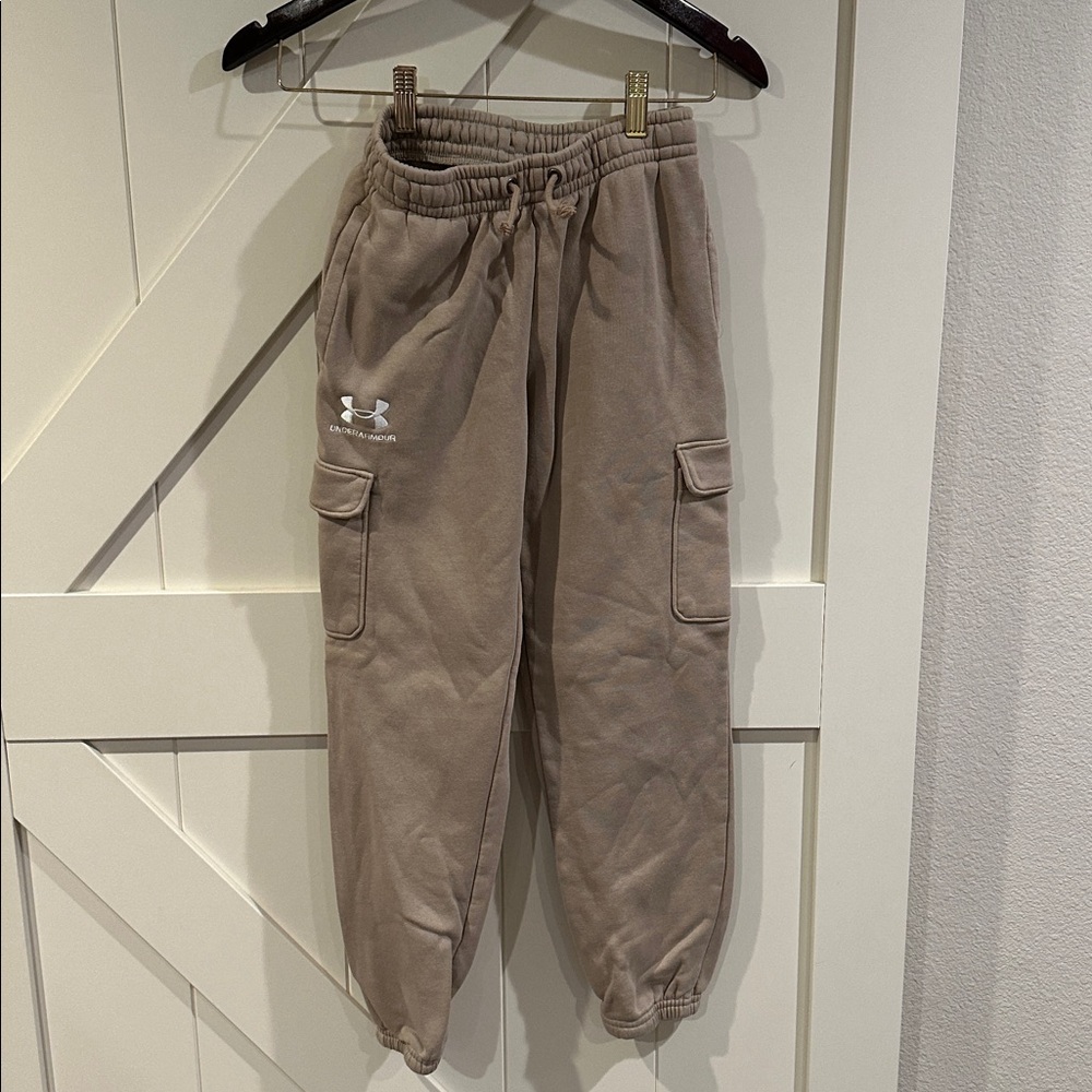 Under Armour Taupe Cargo Joggers